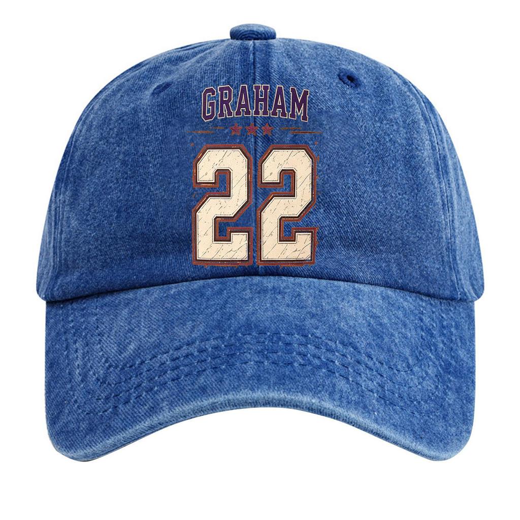 Washed Cotton Baseball Cap Soft Top Denim Hat Vintage Style Adjustable Fit Casual Outdoor Headwear for Men Women