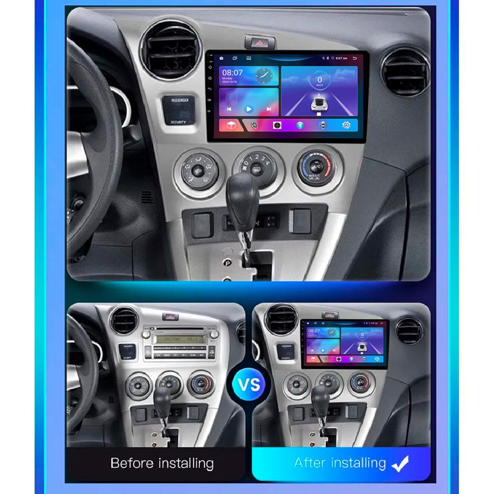 For Toyota Matrix 2 E140 Navigation GPS Android Car Radio Multimedia Player Stereo wifi+4G Carplay auto video