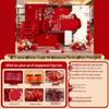 Chinese Wedding Engagement Backdrop Set with Heightened KT Board and Decor