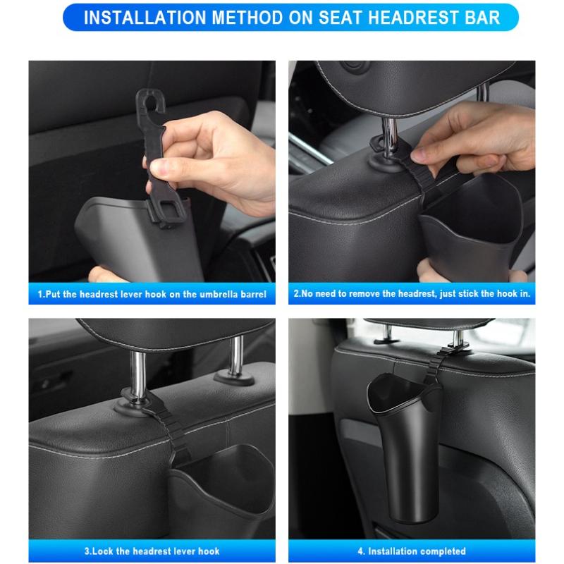 Förvaringslåda för bil Paraply Skräp Organiserare Hink För Porsche 911 918 928 944 968 Boxster Carrera-GT Cayenne Macan Panamera