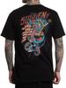 Sullen Men's Americobra Short Sleeve Premium T-shirt Tattoo Skull Flag Logo Tee