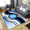 Tappeto Napoli FC per Soggiorno Camera da Letto Casa Decorazione Divano, Tappetino Antiscivolo per Giochi Bambini