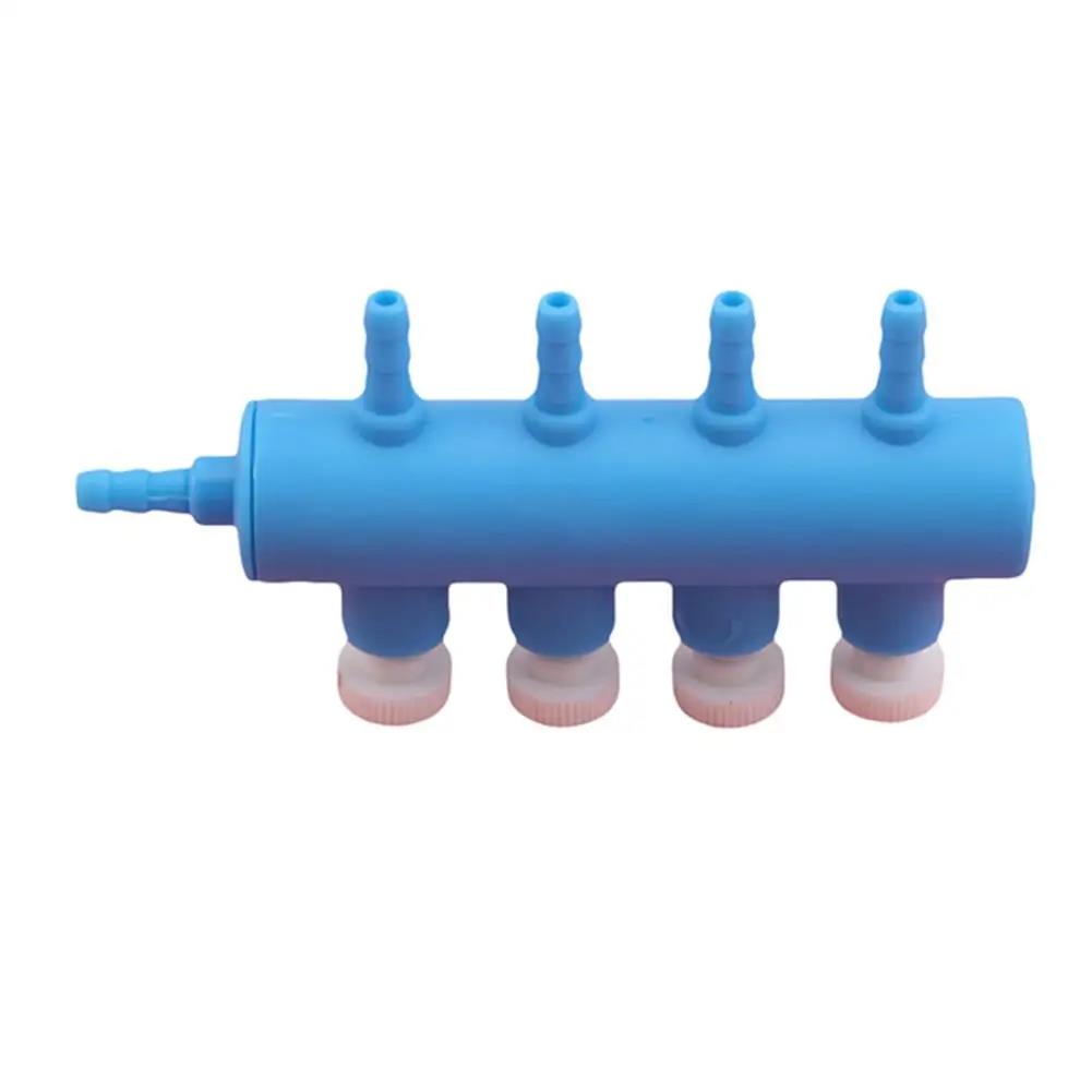 Practical Aquarium Air Pump Flow Control Valve Distributor Hose Splitter Fish Tank Accessories Tube Oxygen Pipe Split-flow