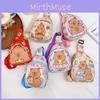 Cartoon Capybara Animal Coin Purse Single Shoulder Crossbody Chest Gift Bag