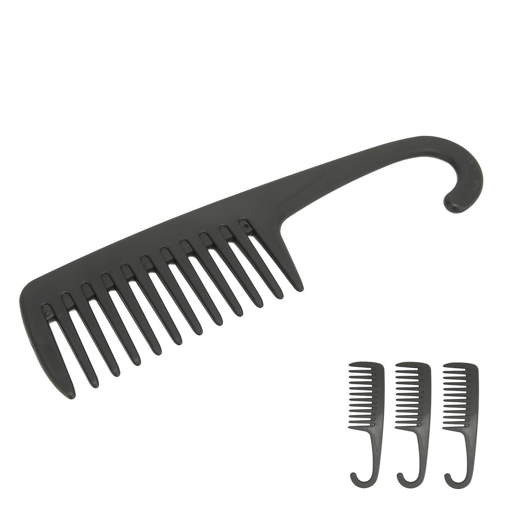 3 Stück Duschkamm Aufhängbar Reduziert Haarausfall Zuverlässiger Entwirrkamm mit Haken für Zuhause Schönheitssalon