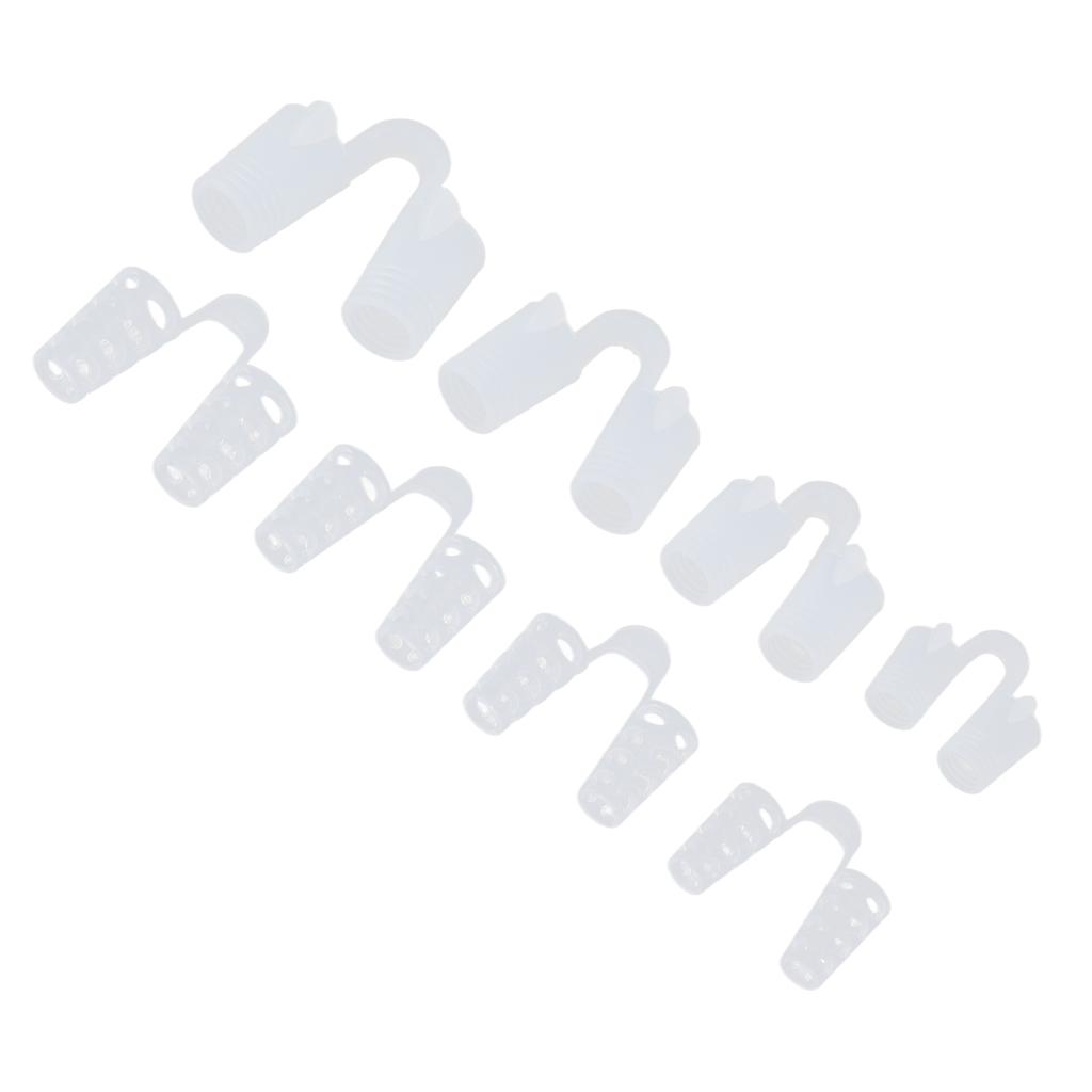 8 buc Dilatator Nazal Îmbunătățirea Somnului Portabil Anti-Sforăit Clip Nas Silicon Soluție Anti-Sforăit