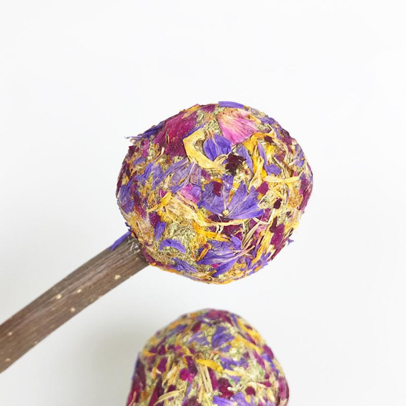 Królik Molar Lollipop Grass Ball Naturalne ręcznie robione artykuły dla zwierząt domowych dla chomików świnki morskiej szynszyli