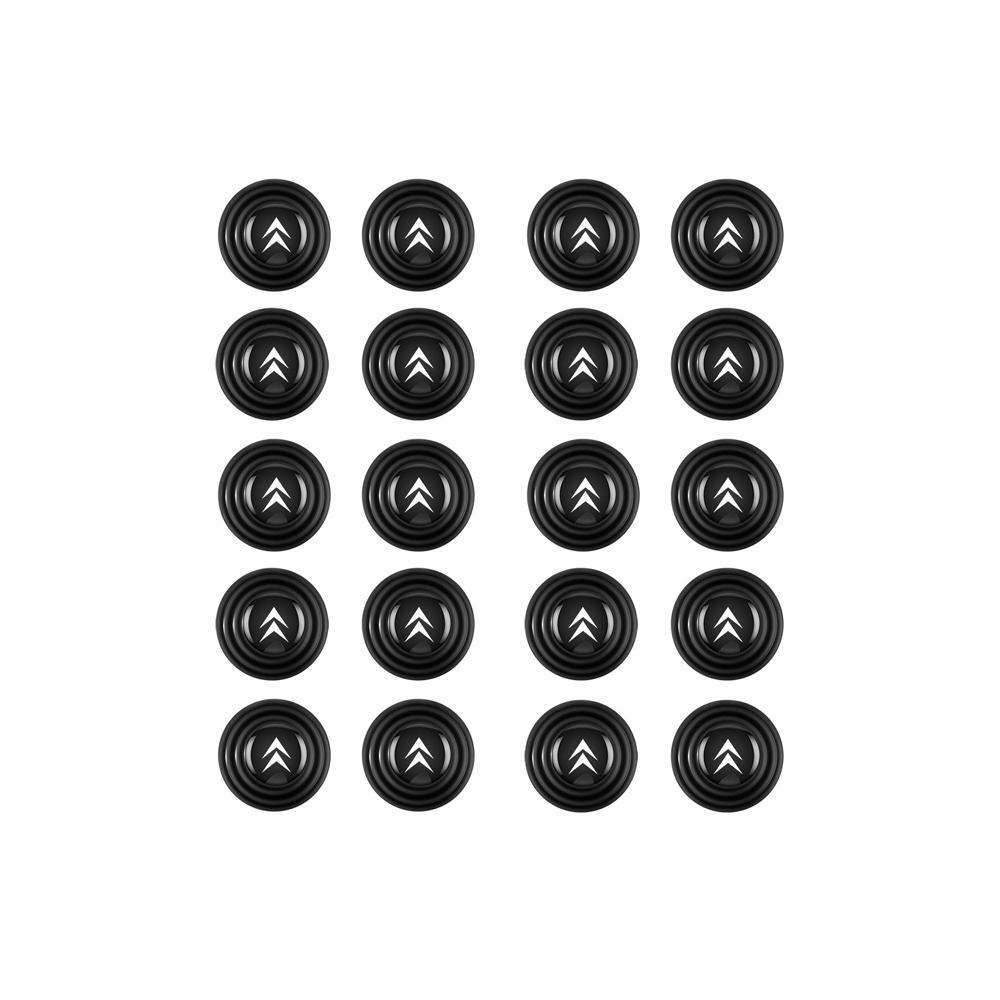 4/8/12/20PCS Silicone Car Door Anti-shock Mat Anti-collision Gasket Buffer Pad Sticker For Citroen C3 Berlingo Saxe C6 C8 Cactus
