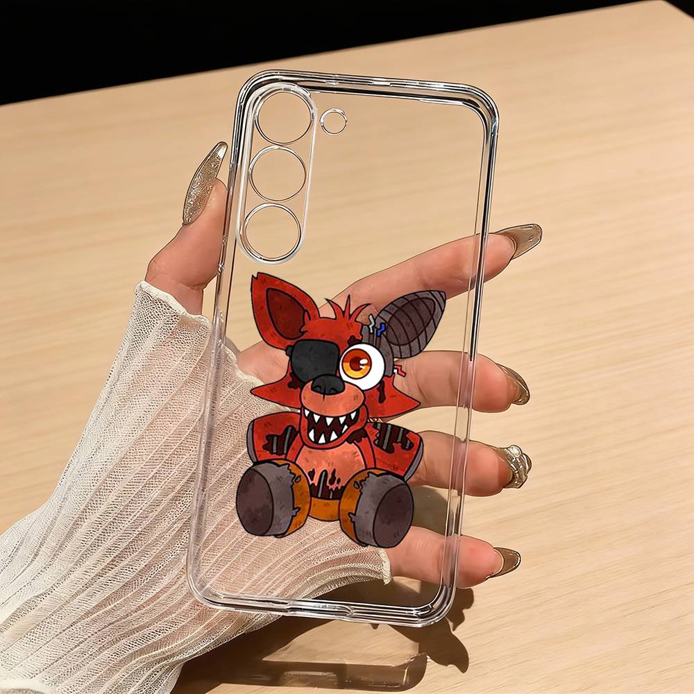 

Five Nights At-Freddys Phone Case For Samsung S25,S24,S21,S22,S23,S30,Ultra,S20,Plus,Fe,Lite Transparent Cover Samsung S24