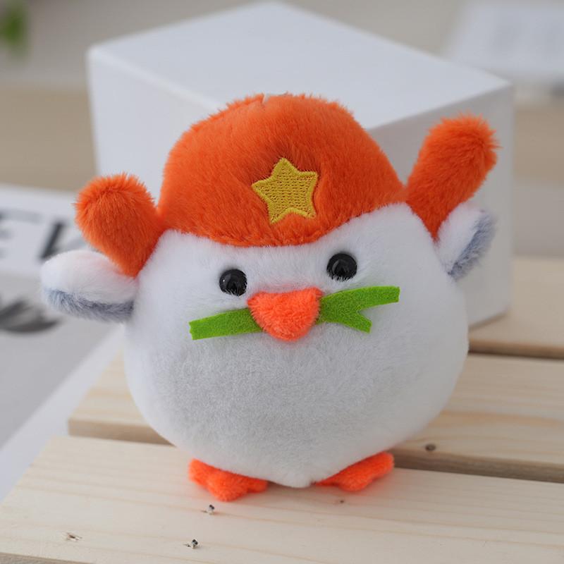 Cute Little Chicken Plush Keychain Fluffy Stuffed Animal Adorable Bag Accessory