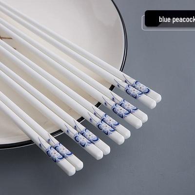 Elegante chinesische Keramik-Kopf-Essstäbchen