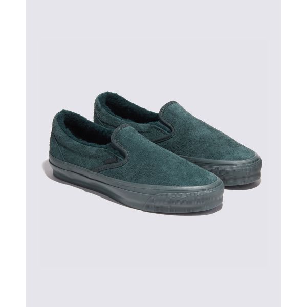 Vans Nazouvací série Pohodlné nízké skate boty Unisex tenisky Zelené VN000CWA2LN1