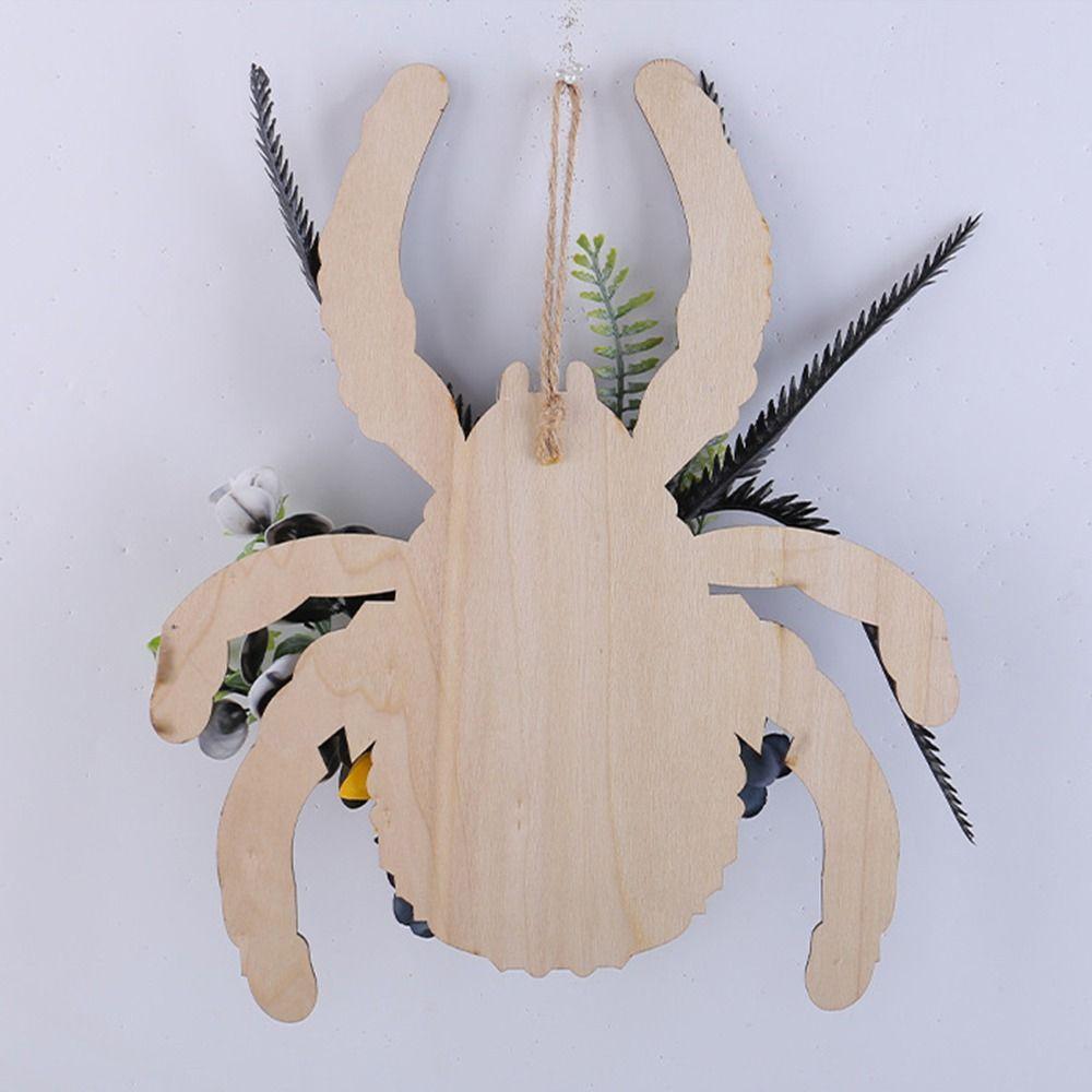 Artificial Spider Door Sign Creative Halloween Door Wreath Halloween Door Decorations  Indoor Decor