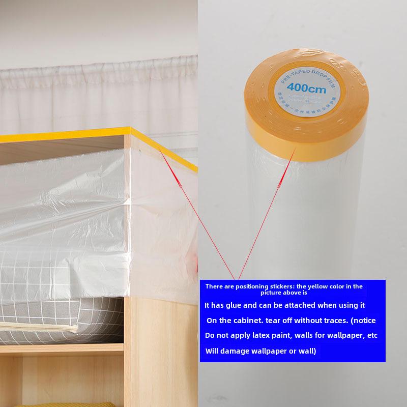 Folie decorativă anti-praf: Huse pentru canapele și mobilă, mascare cu vopsea și protecție pentru paturi