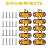 10PCS Amber LED Car Side Clearance 25" Marker Lights For Truck Trailer RV EOA