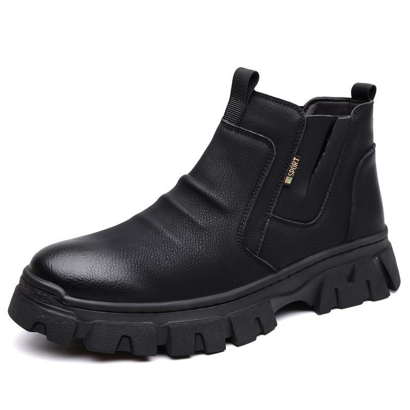 Chelsea Boots Men's Autumn New Men's Fashion Trend Martin Boots Casual Simple Boots Men's Shoes