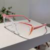Patchwork Cat Eye Glasses Women's Ins Brand Design Eyewear with Blue Light Blocking New Trendy Stylish Casual Eyeglasses