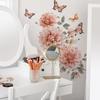 Aquarell Blume Blatt Schmetterling Schlafzimmer Wohnzimmer Home Hintergrund Verschönerung Dekorative Wand Aufkleber