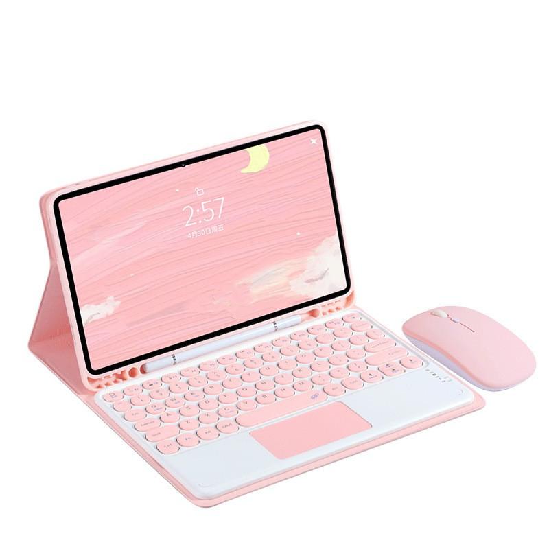 Silicone Tablet Case With Detachable Bluetooth Keyboard Magnetic Redmi Pad Pro 12.1 / Mi 6/7 Series