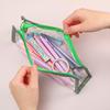 Transparent Large Capacity Pencil Case for Girls - Ideal for Primary and Kindergarten Students