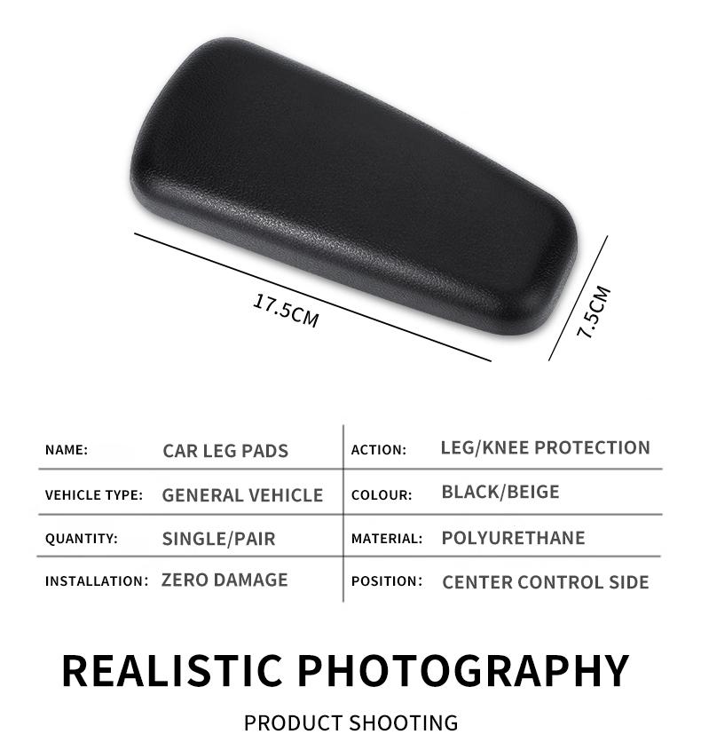Car Armrest Pad Car Knee Pads Leg Pads Car Leg Rests Knee Pads Auto Armrest Car Main Driver Door Heightening Pad Elbow Support Knee Pad