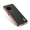 AZNS For Huawei nova 14 5G Case Electroplating Carbon Fiber Texture PU+TPU Phone Cover