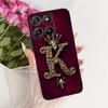 For Motorola Moto G67 Power 2026 Royal Crown Initial Letter Phone Case For Motorola Moto G57 Power Black Silicon Soft Bumpers