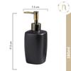 Shampoo Dispenser for Bathroom | Soap Dispenser for Kitchen | Handwash Bottle for Wash-Basin | Liquid Dispenser | Bathroom Accessories | 380ml (Black)