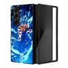 Dragon Ball Blue Goku Hard Phone Cover Case for Samsung Galaxy ZFold5 ZFold7 ZFold4 Z Fold 7 6 5 4 3 ZFold3 ZFold6