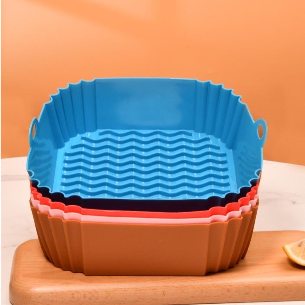Soft Silicone Air Fryer Liners Mould Liners Baking Basket New Pizza Plate for Air Fryer