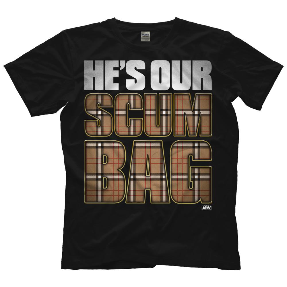 MJF He#039;s Our Scum Bag AEW Official TShirt Unisex T-Shirt M