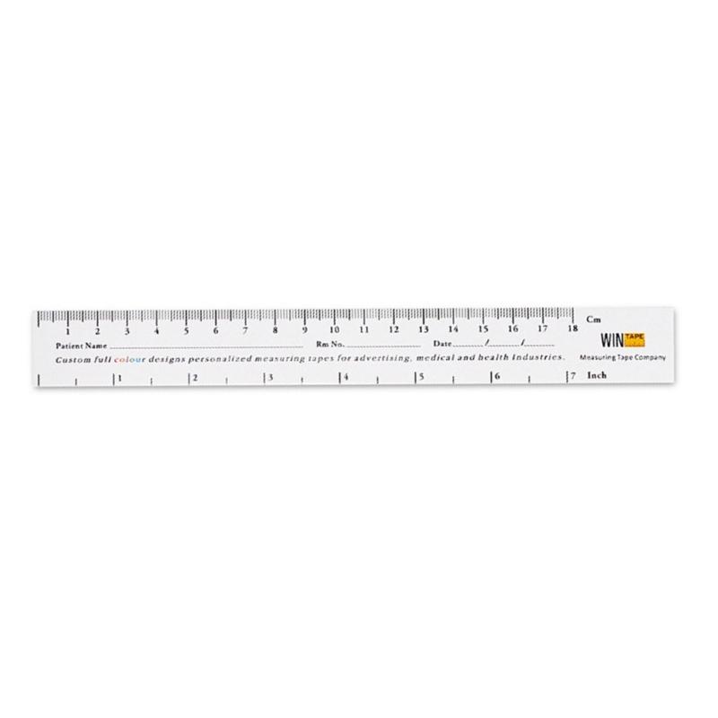 150 Stück Wundmessband Papier Wundlineale Präzises 18 cm Messwerkzeug für das Gesundheitswesen