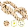 10m JUTESEIL 46mm Naturfasern Absperrseil Jute gedreht Hanf Tauziehen Handlauf