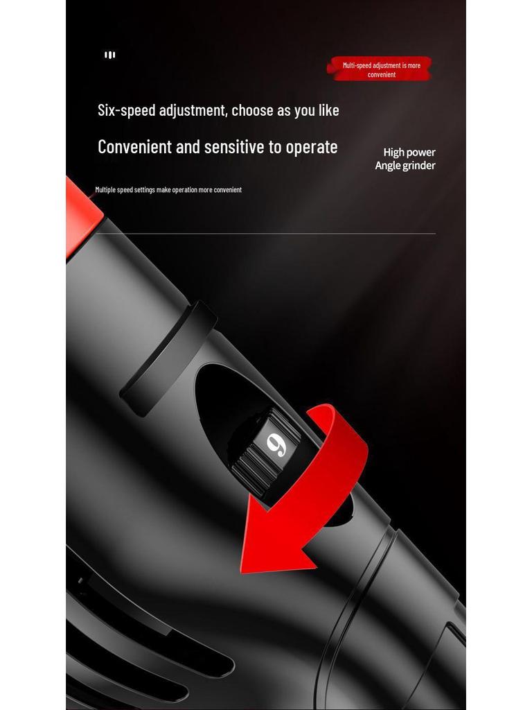 Polizor unghiular mic multifuncțional și polizor - Unealtă portabilă de tăiat și șlefuit cu disc