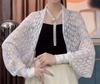 Versatile Knit Hollow Out Breathable High Quality One Layer Ramadan Muslim Women Islamic Diamond Shape Prayer Hijab Capes