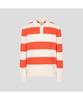 Binpolmen Rugby Stripe Collared Neck Knit Orange (Bc5251C078)