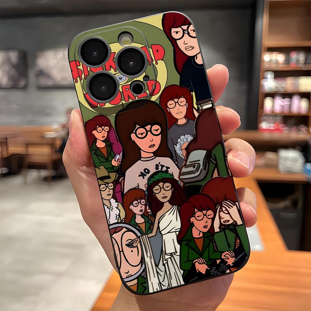 D-Daria Morgendorffer Phone Case For IPhone 17 Pro Max 15 Pro 16 14 Plus 12 13 Mini 11 Pro Shockproof Soft Cover