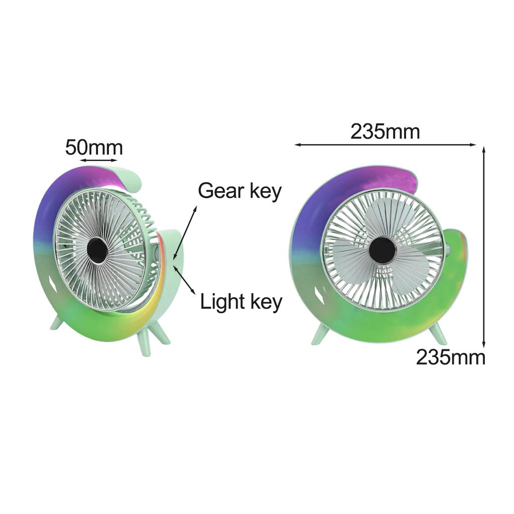 USB Rechargeable Mini Fan Featuring Adjustable Tilt and Silent Operation Perfect for Desktops and Outdoor Activities