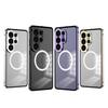 Metal Phone Case with Spring Buckle for Samsung S26 Ultra, S25 Ultra, S25+, and S24+ (Single-sided, Cross-border Compatible)