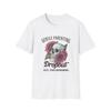 Gentle Parenting Dropout Est This Morning Skull Flowers Unisex Softstyle T-Shirt