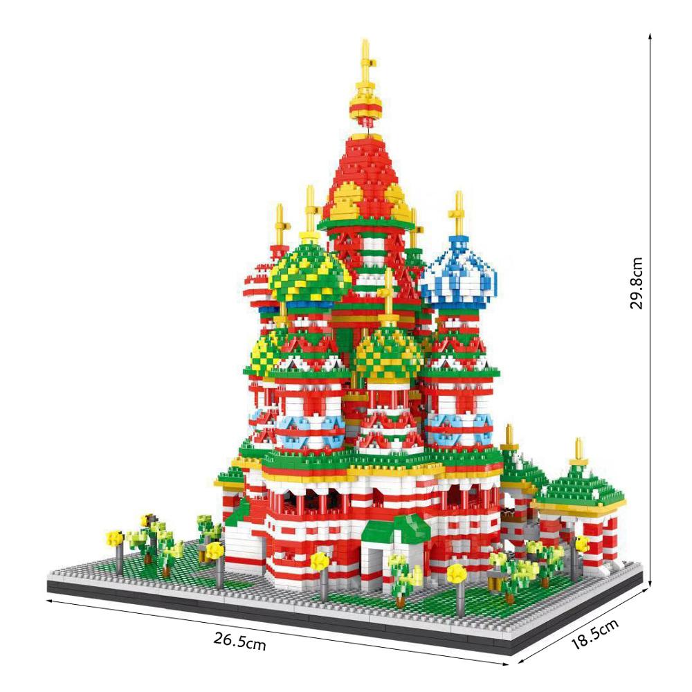 World Famous City Architecture Mini Building Blocks Model Educational Toys for Children Gifts Compatible with Brands Mini Bricks