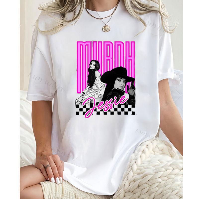 Ropa De Mujer Jessie Murph Essential T Shirt Novelty Trend Boyfriend Gift Y2k Clothes T Shirt Unisex Fashion Camisetas Tee Tops