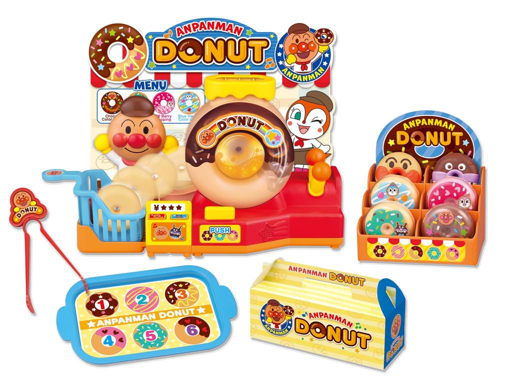 SEGA FAVE Kurukuru PON Anpanman Punipuni Donut Shop