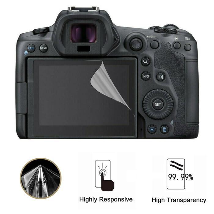 Protecție ecran - Phonillico - Canon EOS R5 - Pachet de 2 - Rezistent la zgârieturi - Ultra subțire