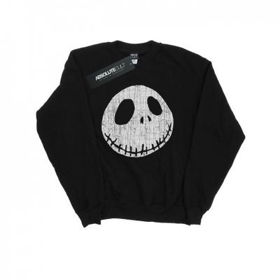 Mens Nightmare Before Christmas Jack Cracked Face Sweatshirt