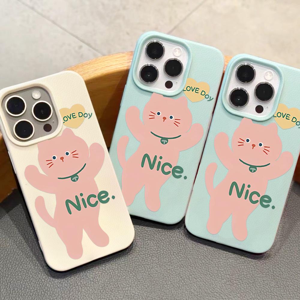 Pouzdro na telefon pro iPhone 11 13 XR XS Max pouzdro pro iPhone 12 14 15 16 Pro Max 12 Pro 15 Plus kožené malované vodotěsné odolné proti pádu a opotřebení kreslený film