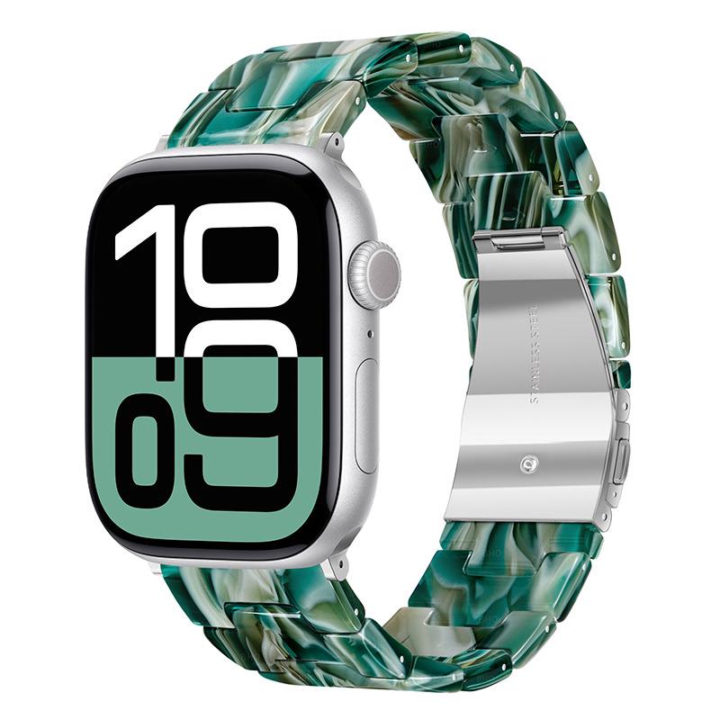 Ремешок из смолы с тремя бусинами для Apple Watch S10/S11/Ultra3 42/44/45/46/49mm black