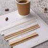 100Pcs New 14/18cm Coffee Stirrer Sticks Disposable Single Package Wooden Coffee Stirrers Drinking Stir Coffee Supply