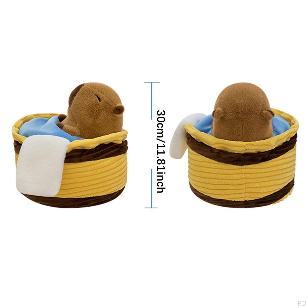 Capybara Plush Toy, Doll, Kids Room Decor Lovely Comfortable Stuffed Animal for Boys