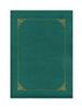Decorative Folder for Diploma, Gold Frame, Green (10)